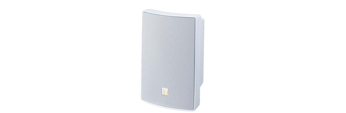 toa 2 way bass reflex speaker 30w white