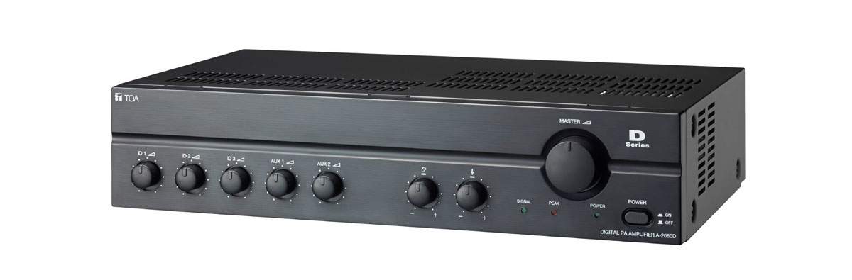 toa 60w high performance digital mixer power amplifier
