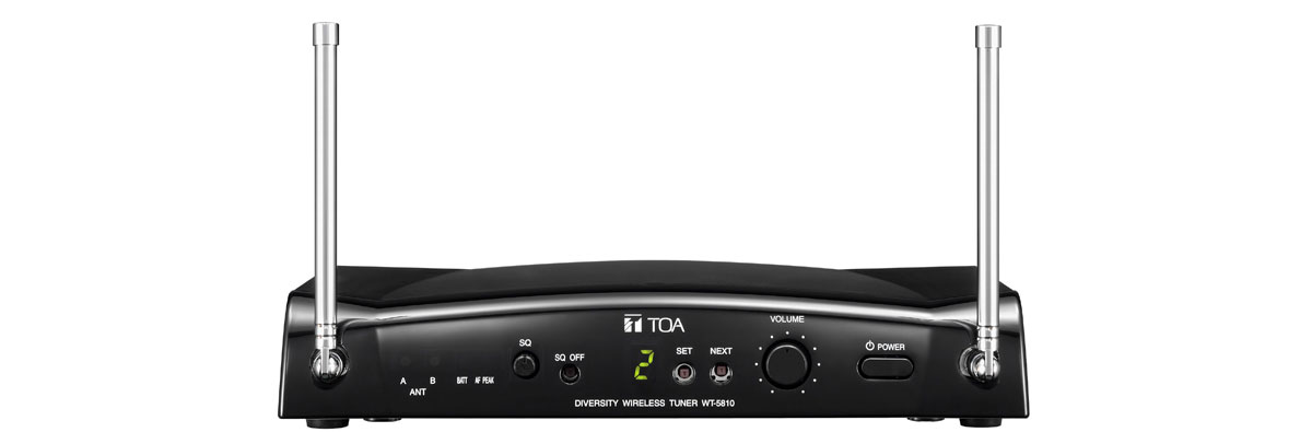 toa wireless tuner 16 selectable channels