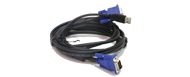 DKVM-CU KVM Cable With Monitor USB Cables - 1.8m