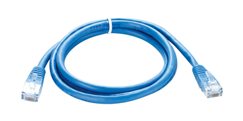 NCB-5EUBLUR1-1 D-Link Cat5E UTP 24 AWG Round Patch Cord - 1M Blue Color