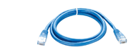 NCB-5EUBLUR1-1 D-Link Cat5E UTP 24 AWG Round Patch Cord - 1M Blue Color