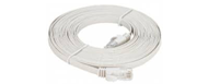 NCB-C6UWHIF1-3-D-Link-Cat6-UTP-32-AWG-Flat-Patch-Cord-3M-White-Color