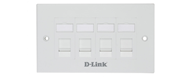 NFP-0WHI41 D-Link Quad Ports Faceplate