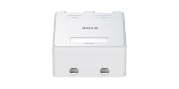 NKB-1WHI21 D-Link Dual Port Keystone Box