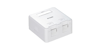 NKB-1WHI21 D-Link Dual Port Keystone Box