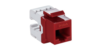 NKJ-5ERED1B21 D-Link Cat5E UTP Keystone Jack - Red Color
