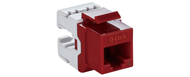 NKJ-C6RED1B21 D-Link Cat6 UTP Keystone Jack - Red Color