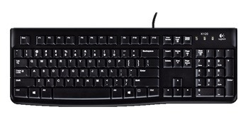 Logitech K120 Keyboard Black USB 