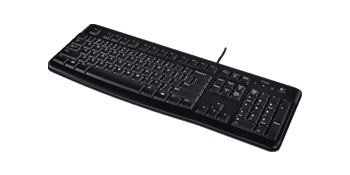 Logitech K120 Keyboard Black USB  