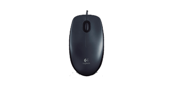 Logitech Mouse M90 Optical Wired USB Scroll 