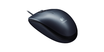 Logitech Mouse M90 Optical Wired USB Scroll   