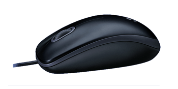 Logitech Mouse M90 Optical Wired USB Scroll 