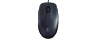 Logitech Mouse M90 Optical Wired USB Scroll  