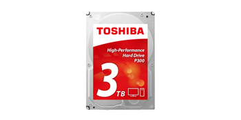 HDWD130EZSTA - Toshiba P300 3.5 3TB  Desktop Internal Hard Drive   