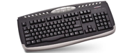 Touchmate TM-KB8500  Internet Mulitmedia Keyboard Silver/Black 